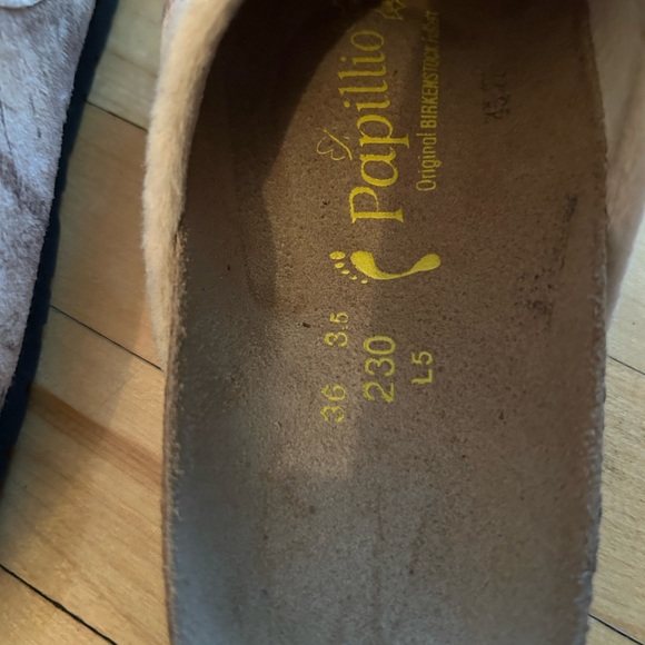 Vintage Birkenstock Papillio Felt Mule Clogs - Picture 6 of 7